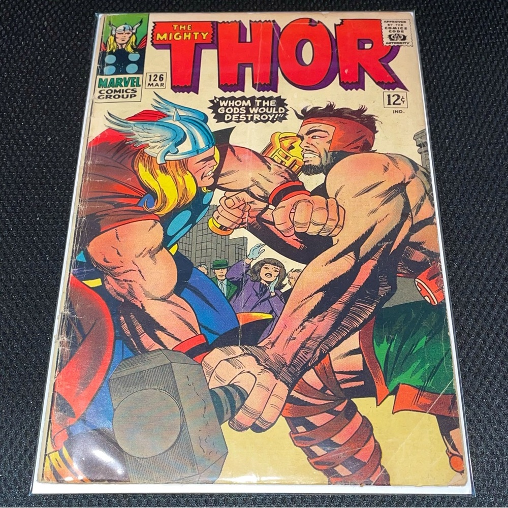 KEY 1966 MARVEL THOR - 1st Title Issue! - Stan Lee Silver Age Comic #126